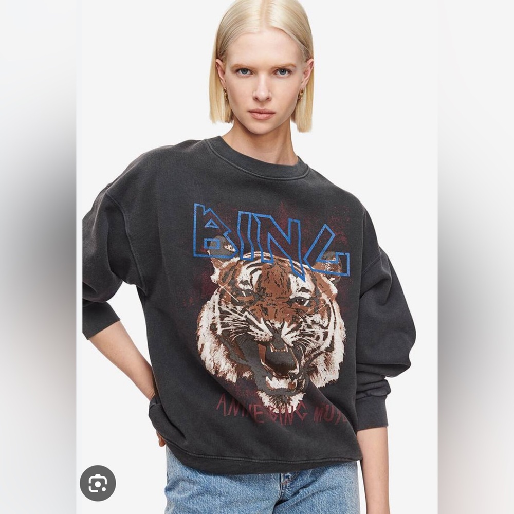 Anine Bing Tiger sweatshirt (xs)